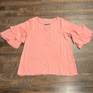 Orange Caramel Large Peach Tunic